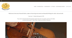 Desktop Screenshot of hansellviolins.com